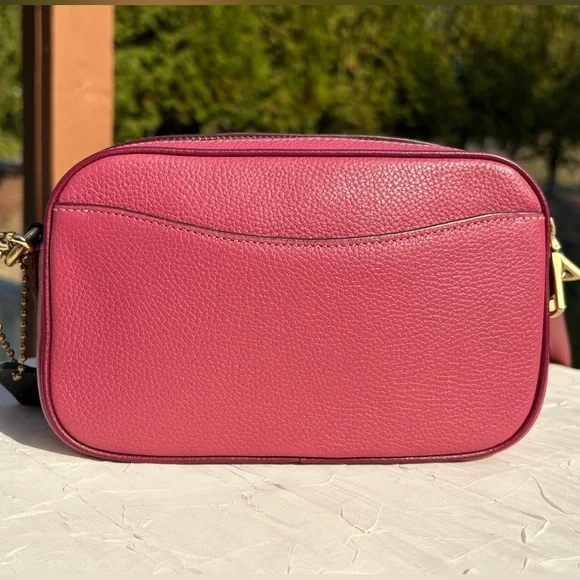 COACH Create Upcrafted Willow Metal Tea Rose Camera Bag In Bright Pink C0695